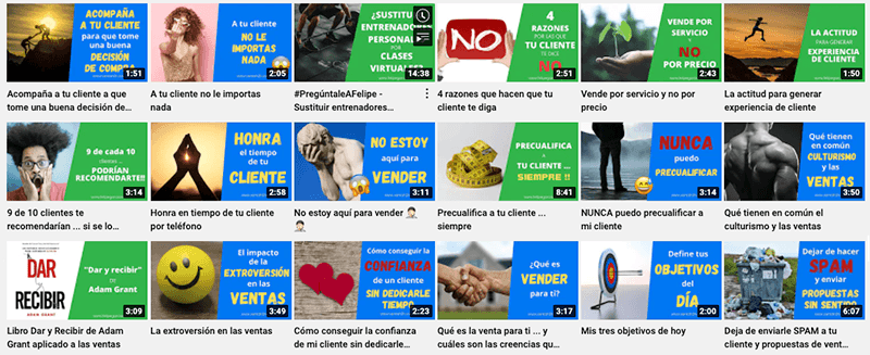 Youtube Felipe Garcia Rey Ventas Vender